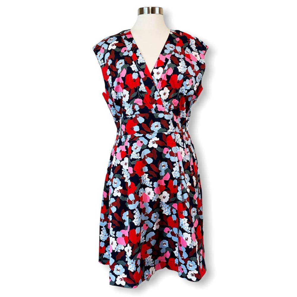 NWT Boden Fit and Flare Sleeveless Cotton Dress with Pockets